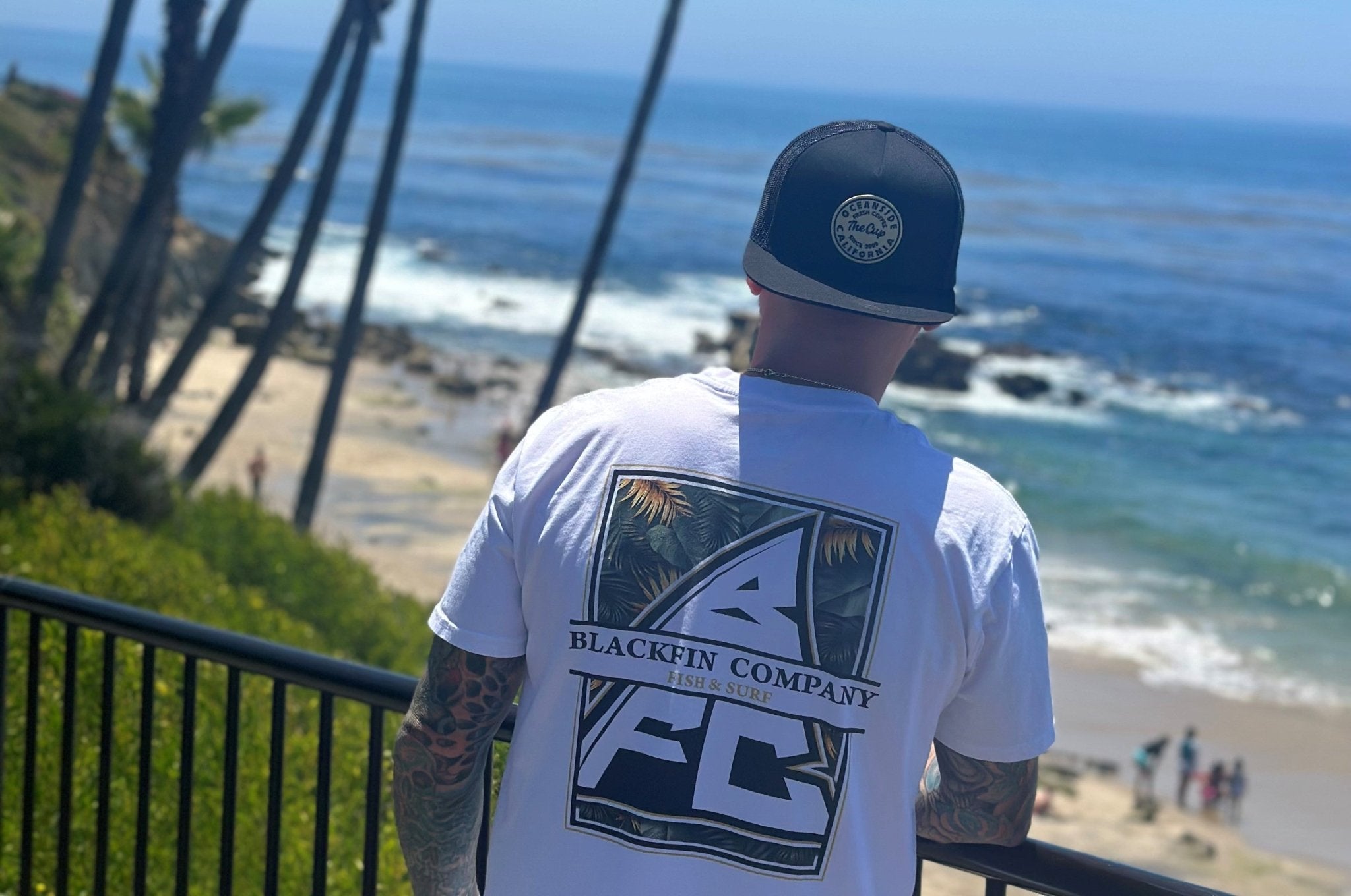 Men's Short Sleeve – Black Fin