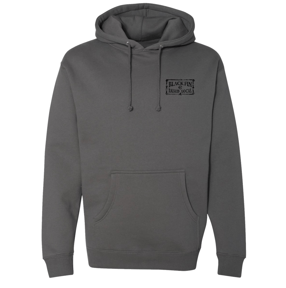 Catalina Sheepshead Hooded Pullover Sweater - Black Fin