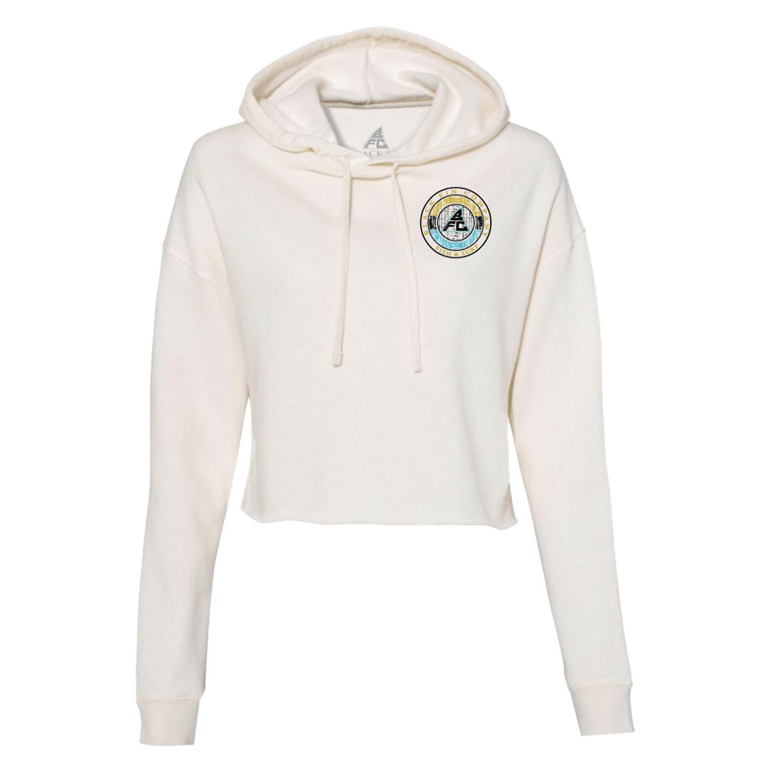 Outer Banks - Crop Hoodie - Black Fin