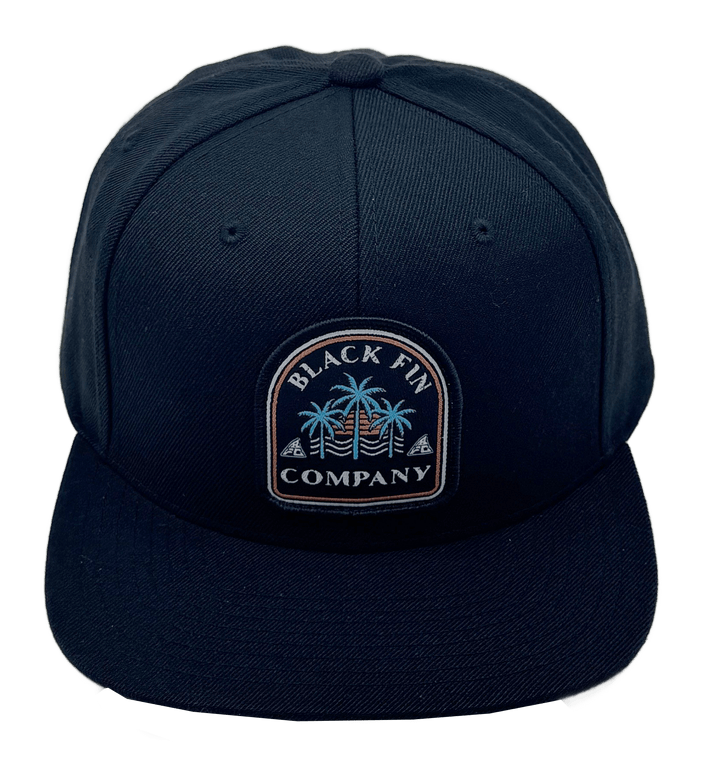 Black Fin - Sunset Palms Snapback - Black Fin