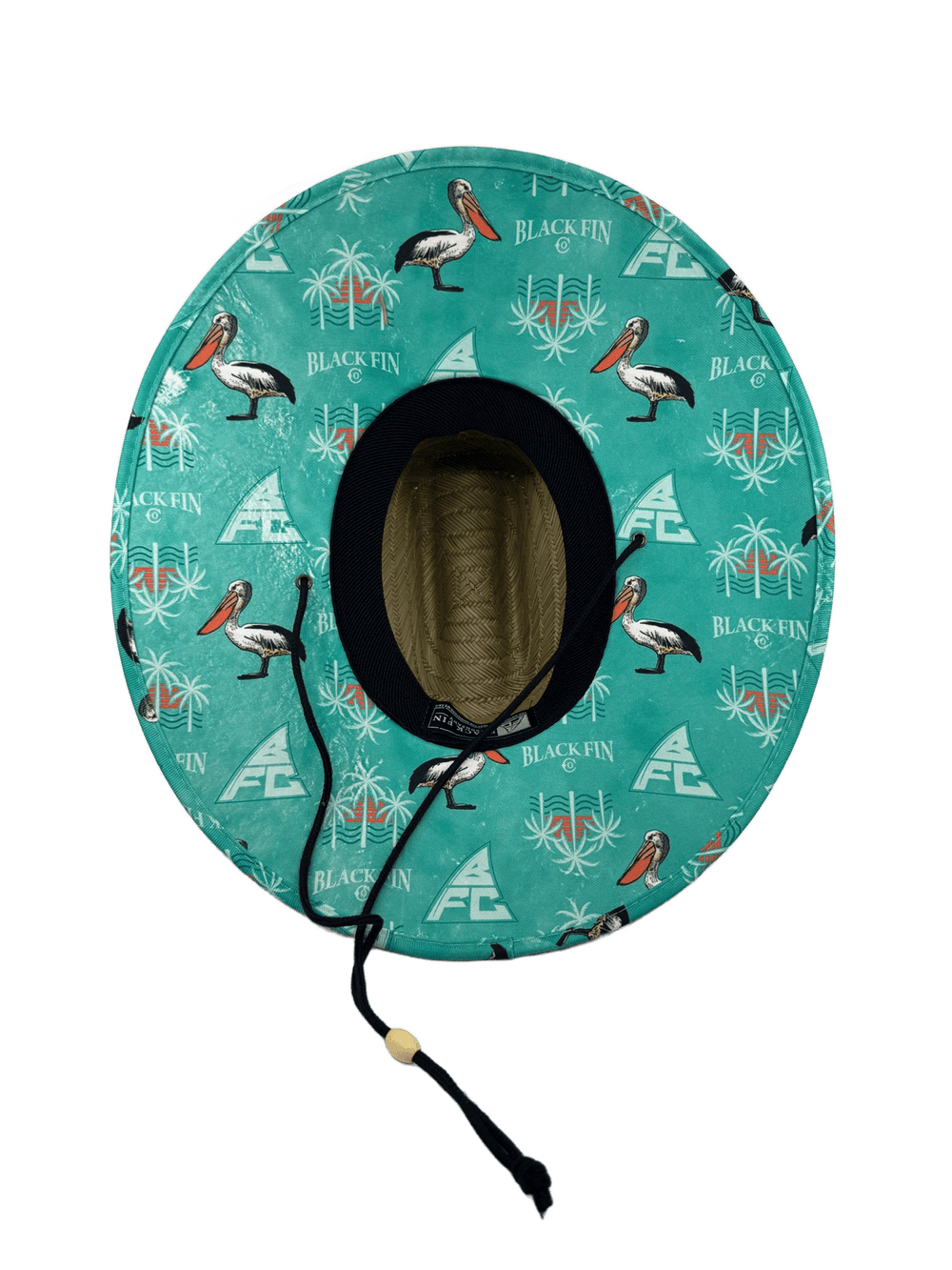 Pelican Straw Hat - Black Fin
