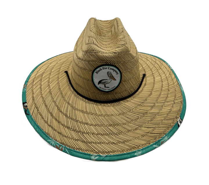 Pelican Straw Hat - Black Fin