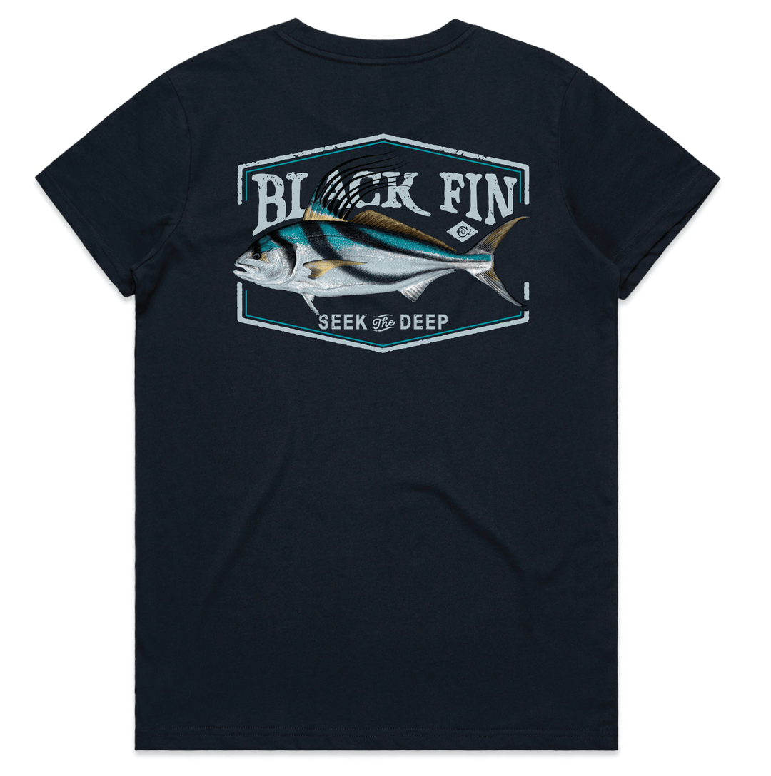 Rooster Fish - Tee - Black Fin