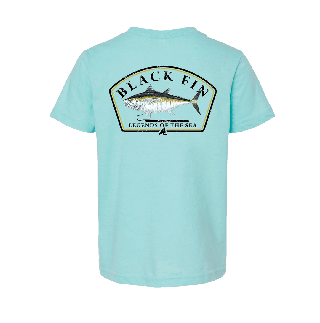 Black Fin Tuna Short Sleeve Tee (Youth) - Black Fin