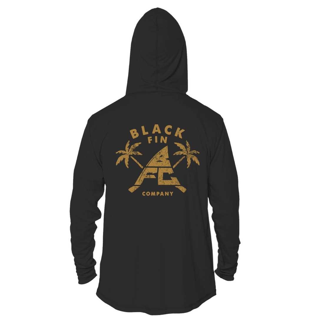 Island Palms Sun Protection - Black Fin