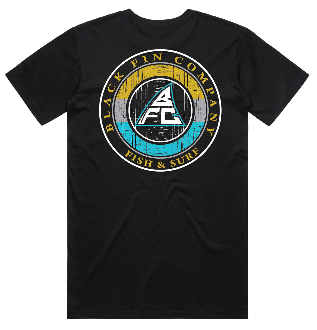 Voyager Retro Short Sleeve Tee - Black Fin