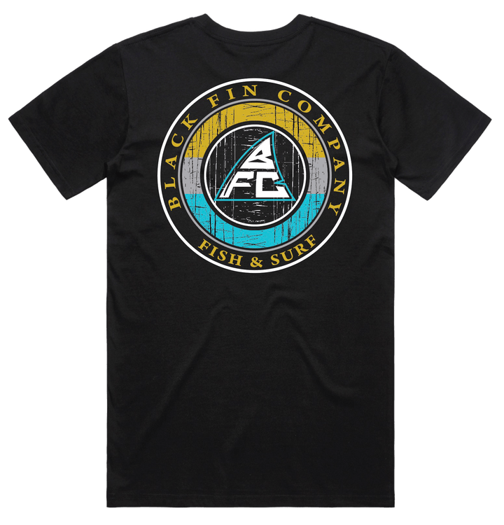 Voyager Retro Short Sleeve Tee - Black Fin