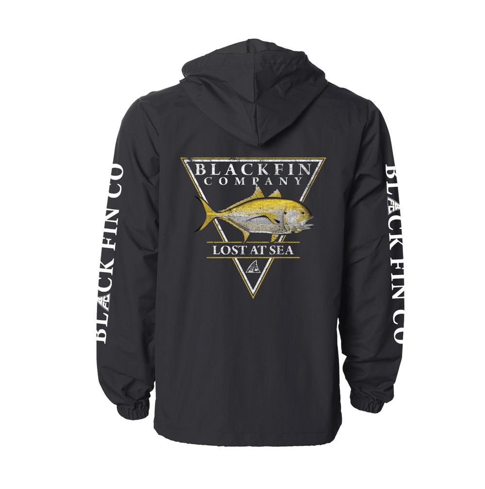 Yellow Jack - Hooded Windbreaker - Black Fin