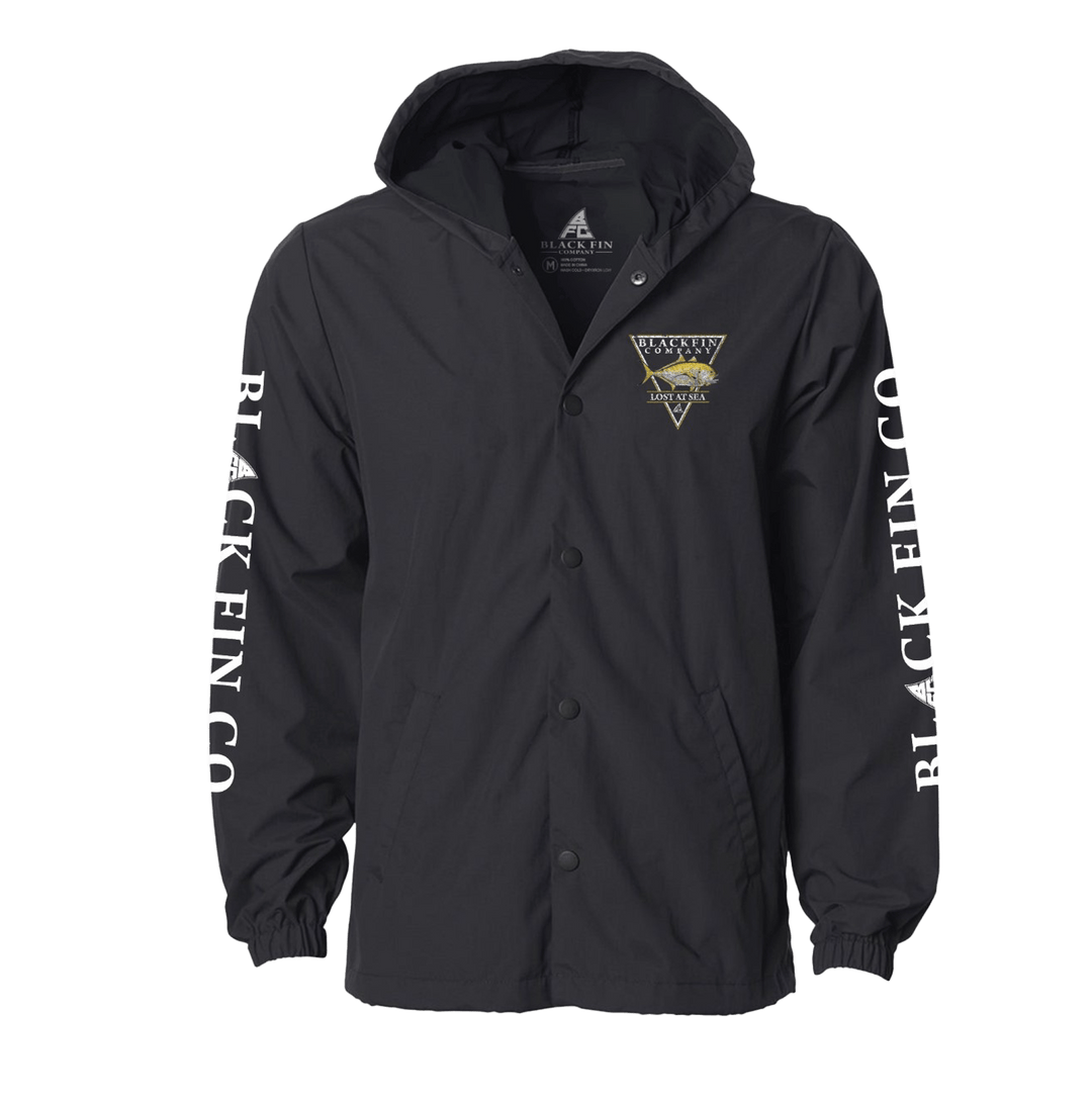 Men's Windbreaker – Black Fin Men's Windbreaker – Black Fin